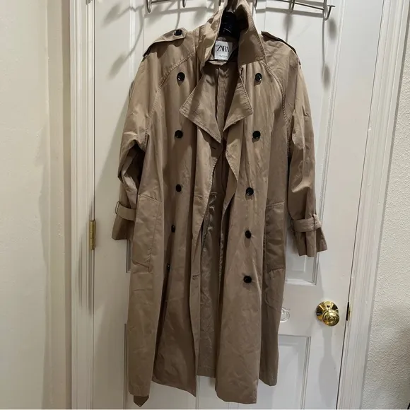 Zara Oversized Trench Coat Size S