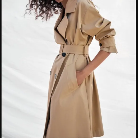 Zara Oversized Trench Coat Size S